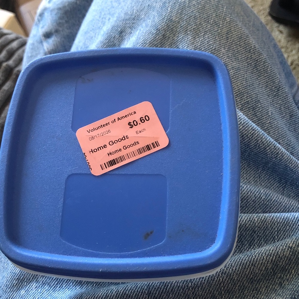 Blue Storage Container Lid - Unbranded